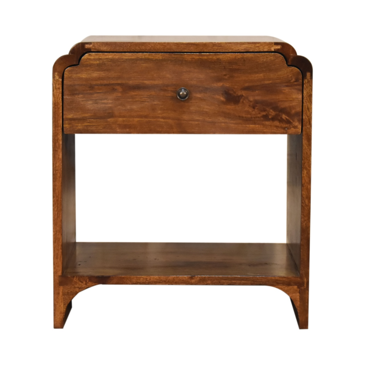 Artisan Furniture Bedside Table Solid Wood Drawer And Shelf For Bedroom Storage Solutions - Artisan Furniture - Home Symphony