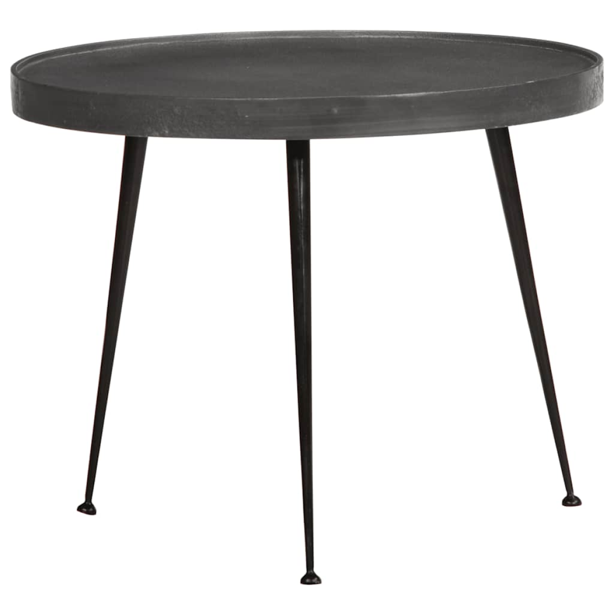 VidaXL Coffee Table Set Of 3 Black Engineered Wood Nestable Design For Living Room - vidaXL - Home Symphony