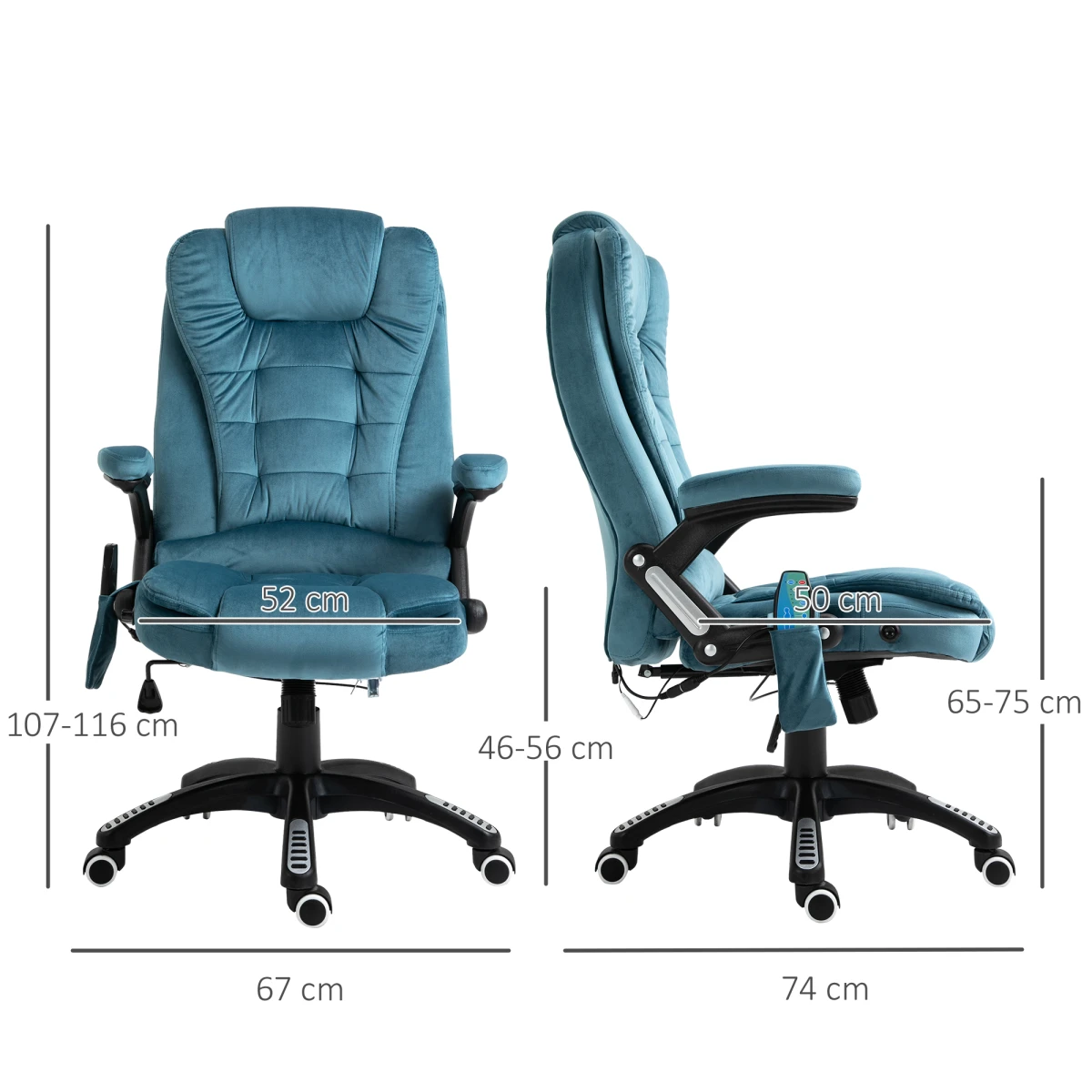 Premium Executive Recliner Std 360 Massage Office by Unbranded