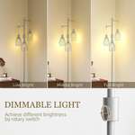 HOMCOM HOMCOM Dimmable Floor Lamp 170cm Steel Frame for Modern Living - Lamp