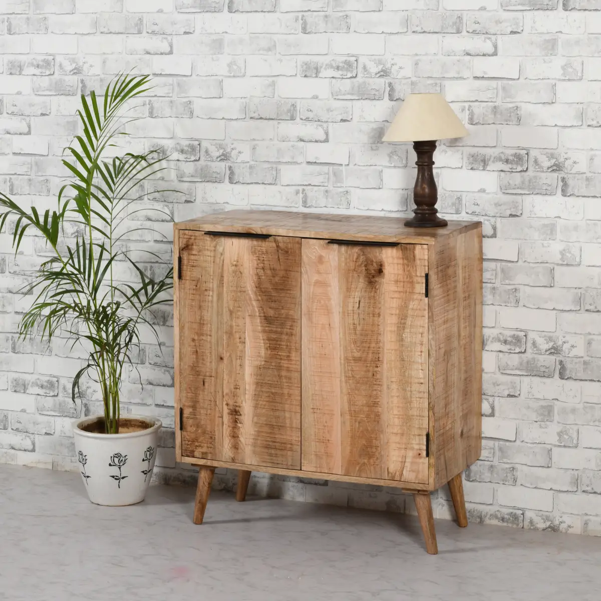 Indian Hub Surrey Solid Wood Drinks Cabinet / Sideboard - Sideboard