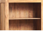 Indian Hub Toko Light Mango Large Open Bookcase - Bookcase