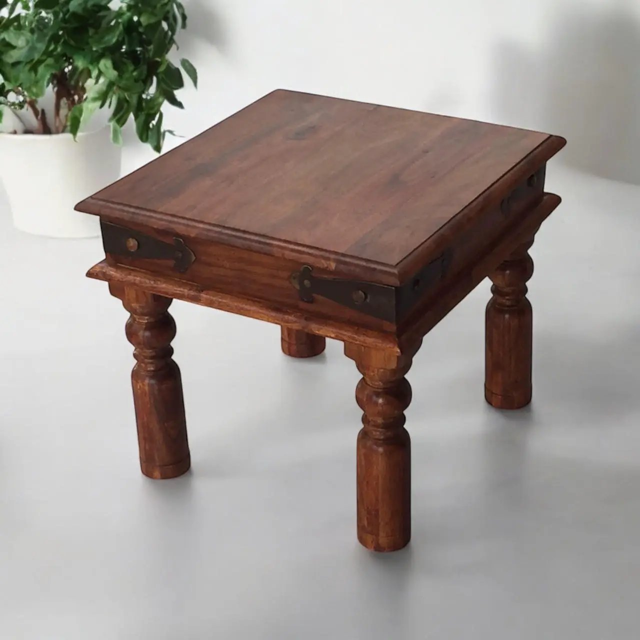 MSL 45CM WOODEN SQUARE TABLE - Console Table