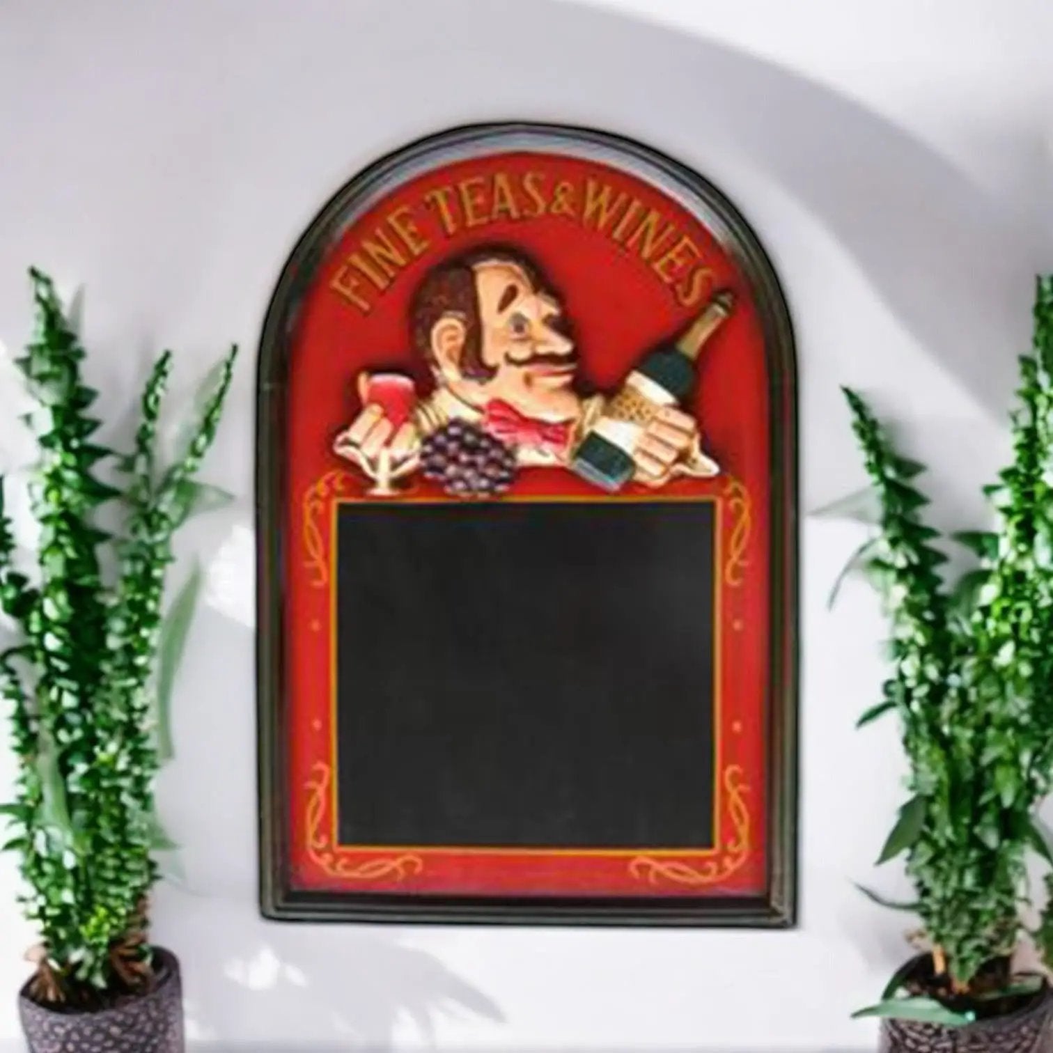 MSL 60X40CM WINE WAITER BLACK MENU BOARD - Wine Rack