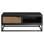 vidaXL Coffee Table 90x60x35 cm Solid Mango Wood Durable Industrial Living Room - vidaXL - Home Symphony