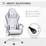 Vinsetto Vinsetto Racing Style Gaming Chair FullSize 135Degree Recline Footrest for Gamers - Office Chair