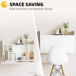 Wall-Mounted Desk 24in Fold-Down Office by Unbranded