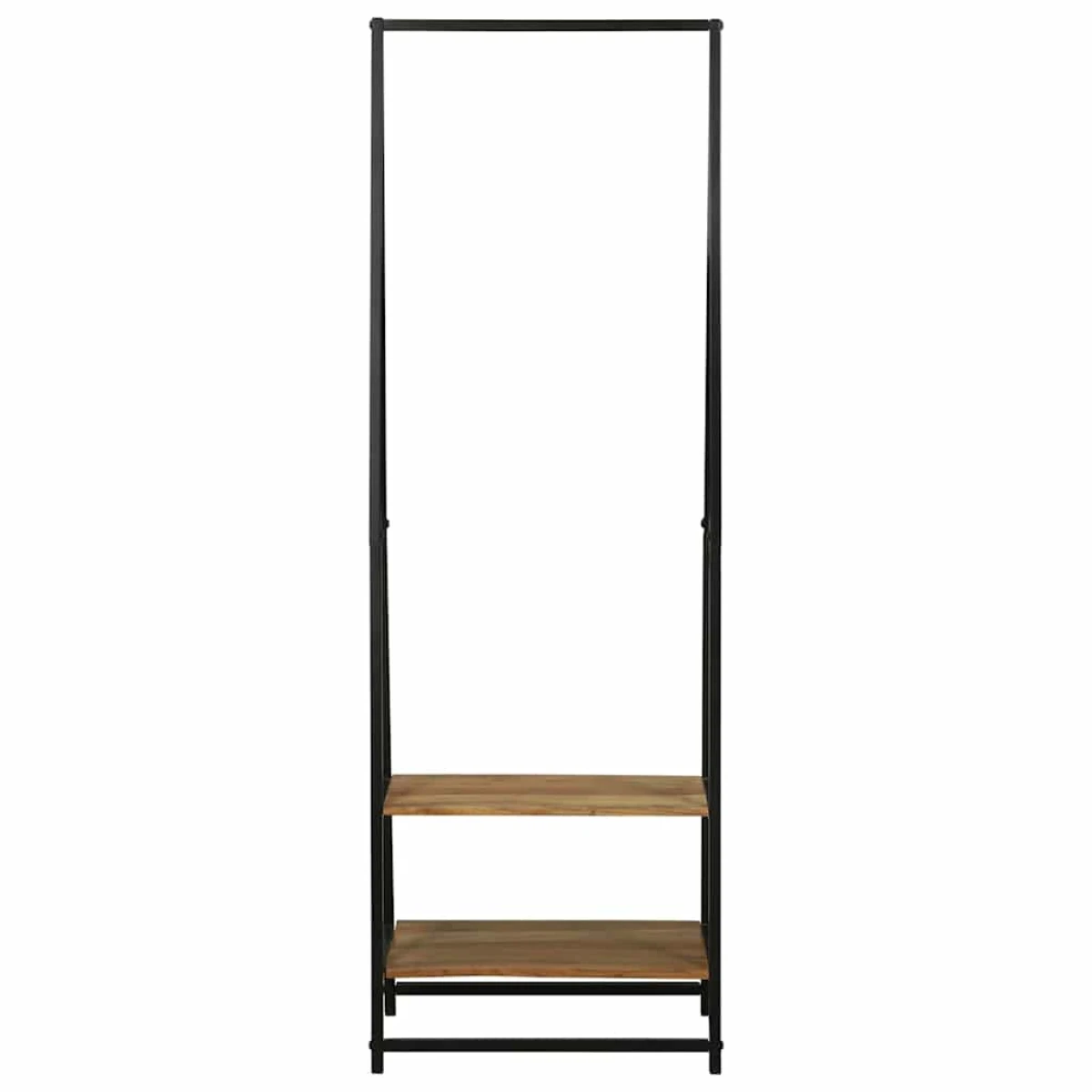 VidaXL Clothes Rack 60 x 45 x 180 cm Solid Acacia Wood Minimalist Frame For Home Organization by vidaXL