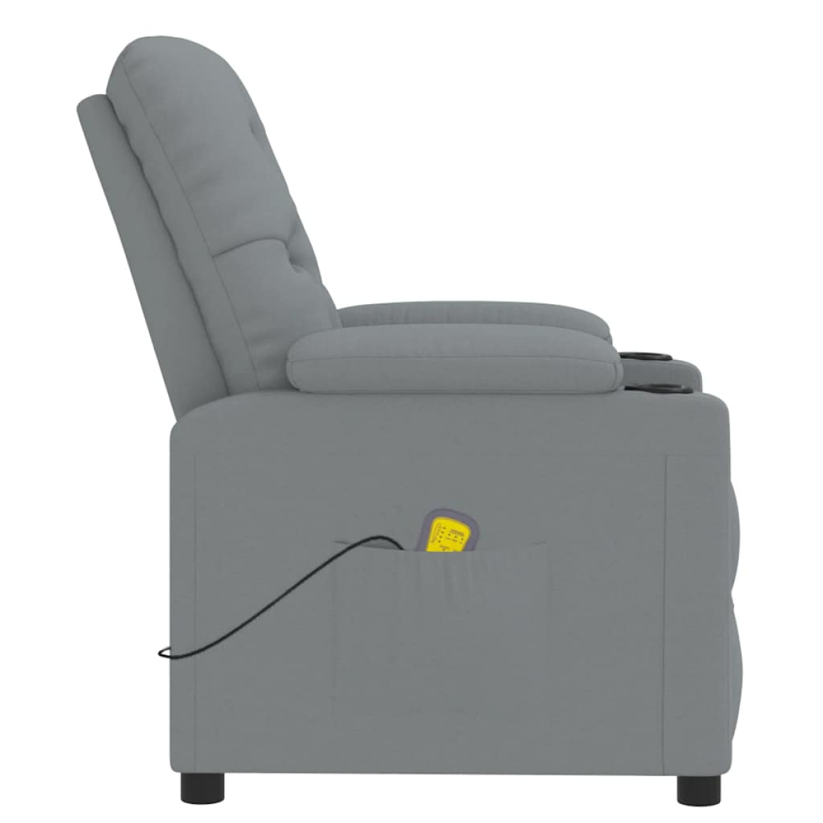 VidaXL Massage Recliner Chair Standard Soft Fabric For Home - vidaXL - Home Symphony