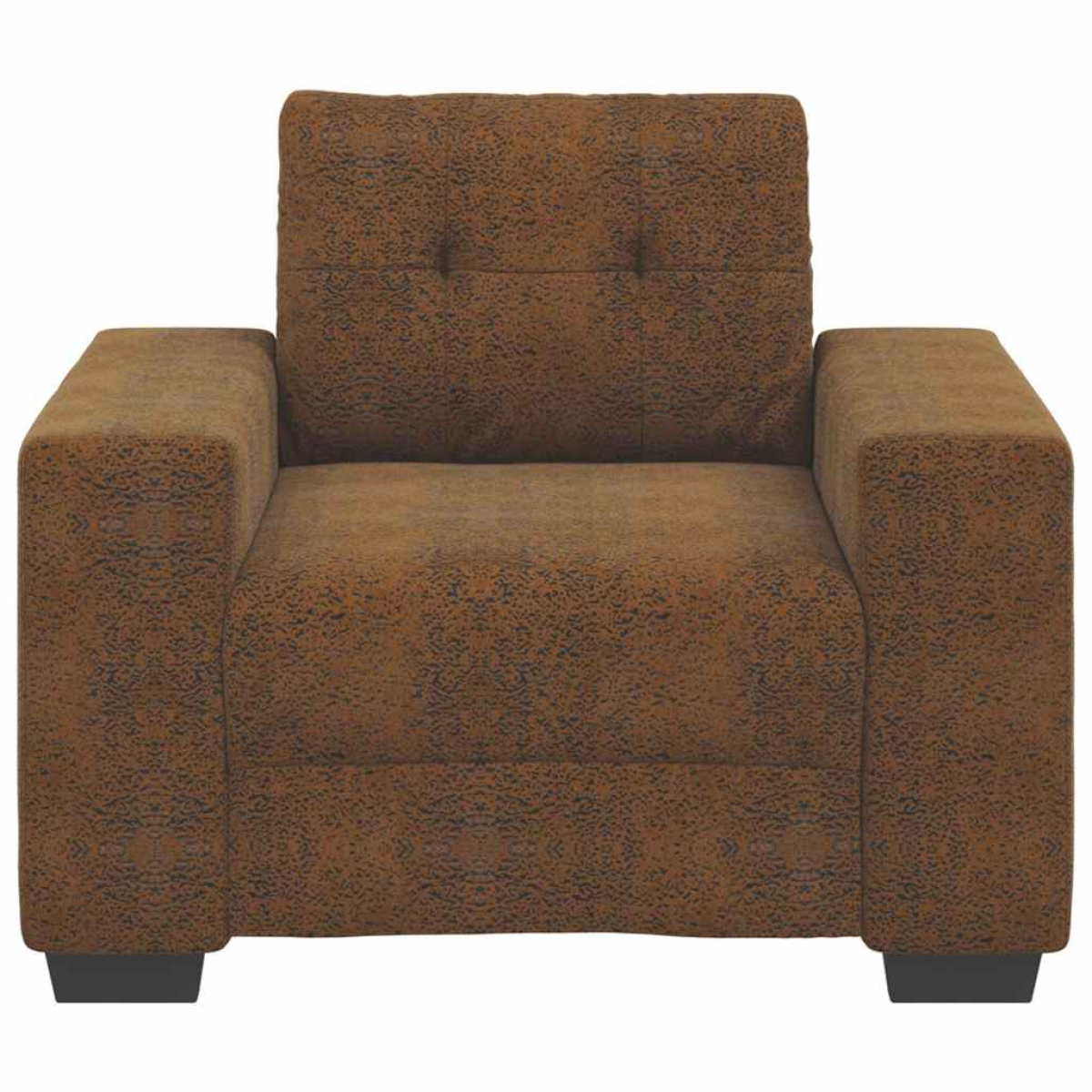 VidaXL Sofa Chair Compact Cushion Brown Faux Leather Home - vidaXL - Home Symphony