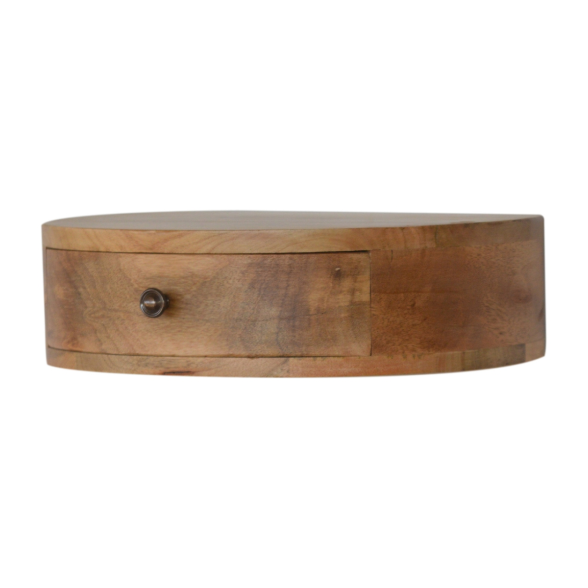 Artisan Bedside Drawer Wall Mount Round MangoWood - Artisan Furniture - Home Symphony