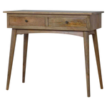 Artisan Console Table 2-Drawer Solid Wood Hallway by Artisan Furniture
