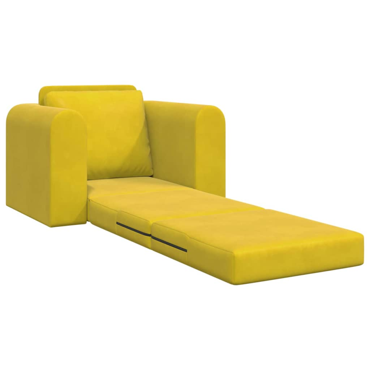 VidaXL Sofa Bed 98x71x83 Cm Velvet Yellow Living Room - vidaXL - Home Symphony