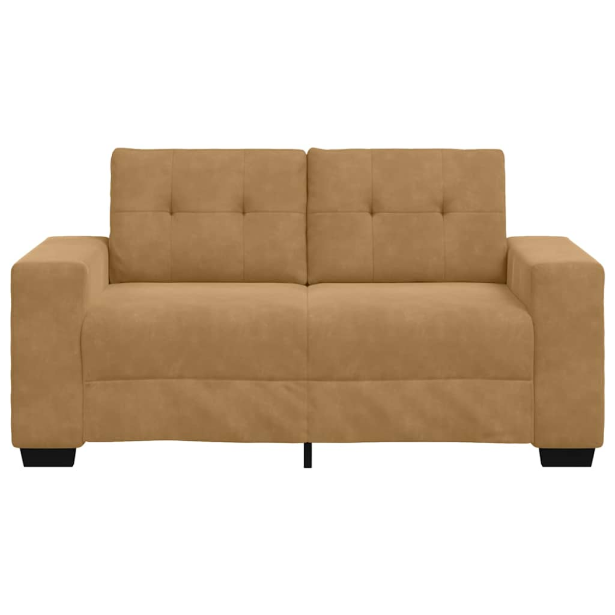 VidaXL Loveseat Sofa Compact Velvet Upholstery For Home Use - vidaXL - Home Symphony