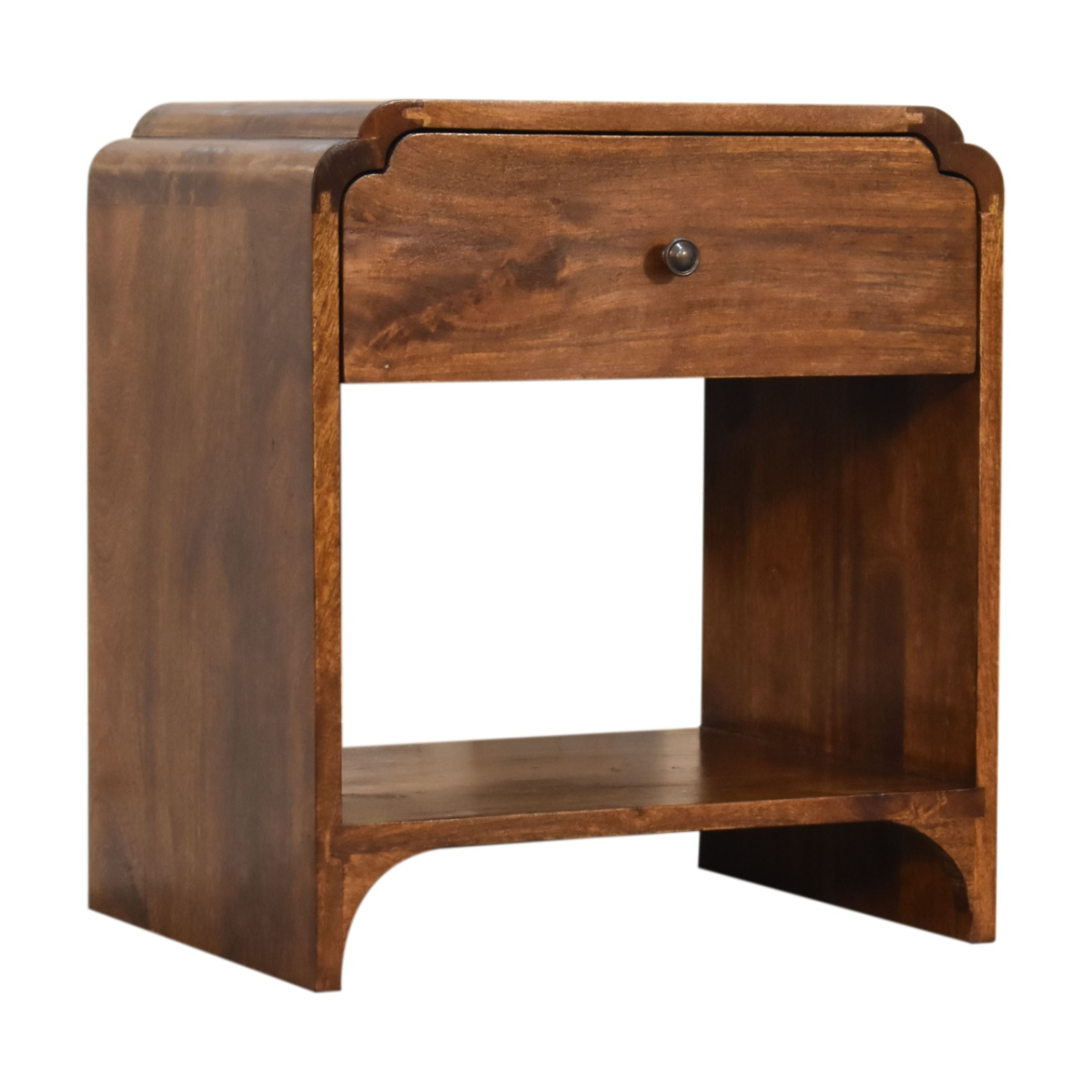 Artisan Furniture Bedside Table Solid Wood Drawer And Shelf For Bedroom Storage Solutions - Artisan Furniture - Home Symphony