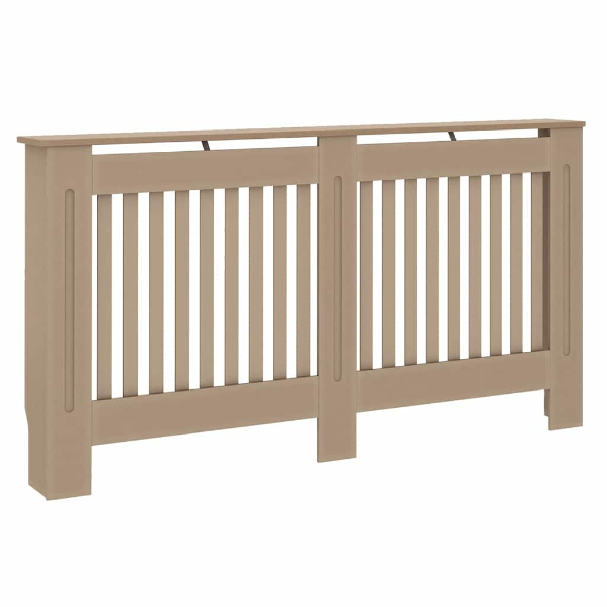vidaXL Radiator Cover 152x19x81.5 Slats LivingRoom