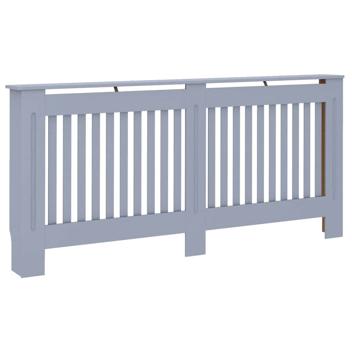 vidaXL Radiator Cover 172x19x81.5cm Slatted Home