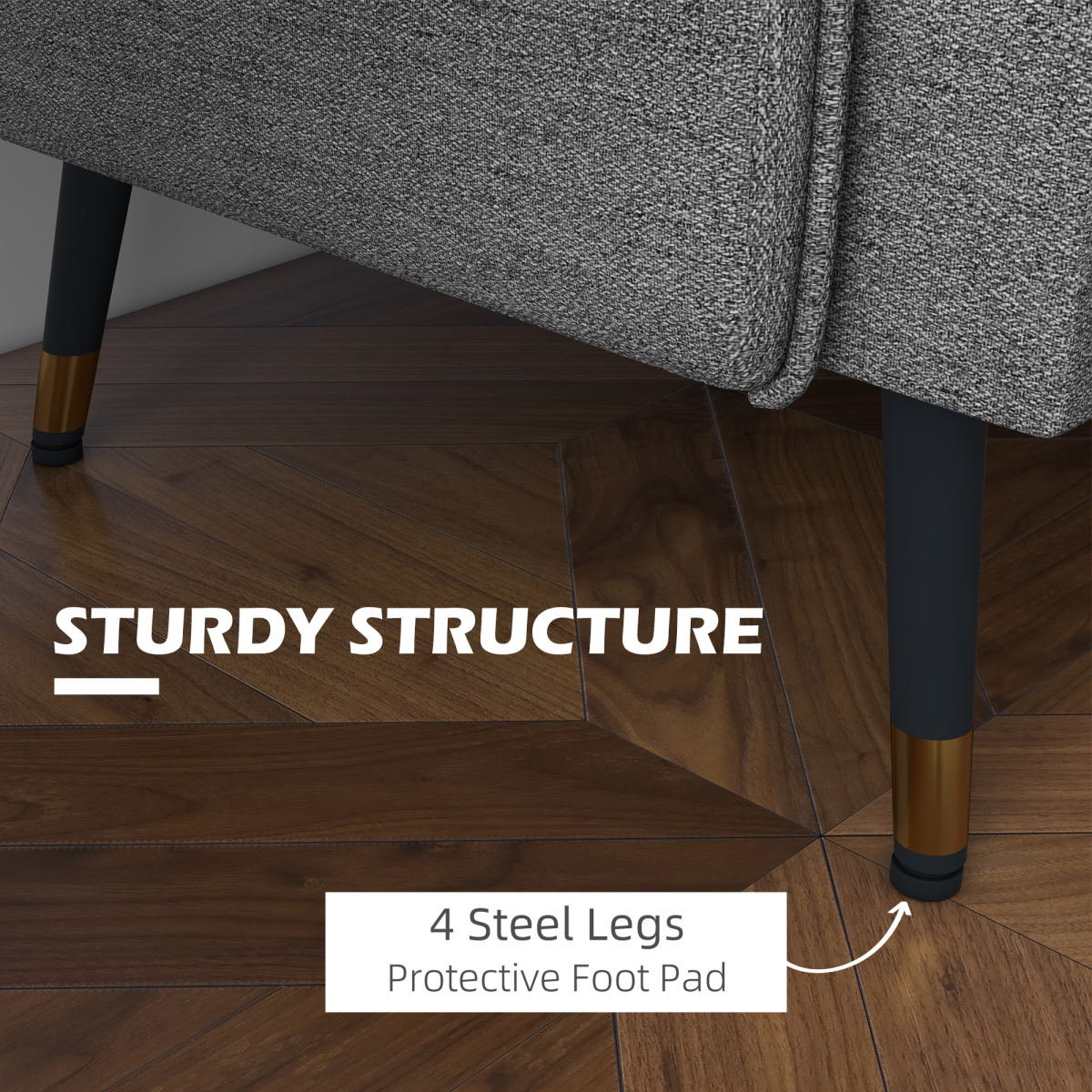 Premium Two Seater Sofa Compact Padded Comfort For Home Use - HOMCOM - Home Symphony