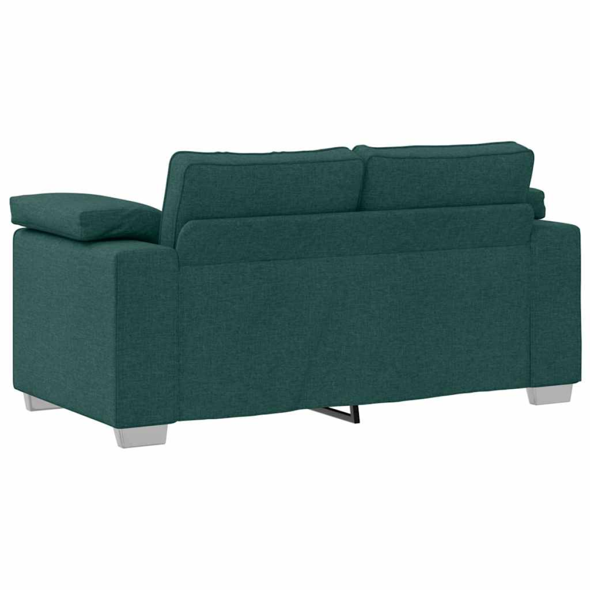 VidaXL Comfortable Fabric Sofa 160 x 77 x 82 cm Dark Green Cushion For Modern Living Rooms And Family Relaxation - vidaXL - Home Symphony