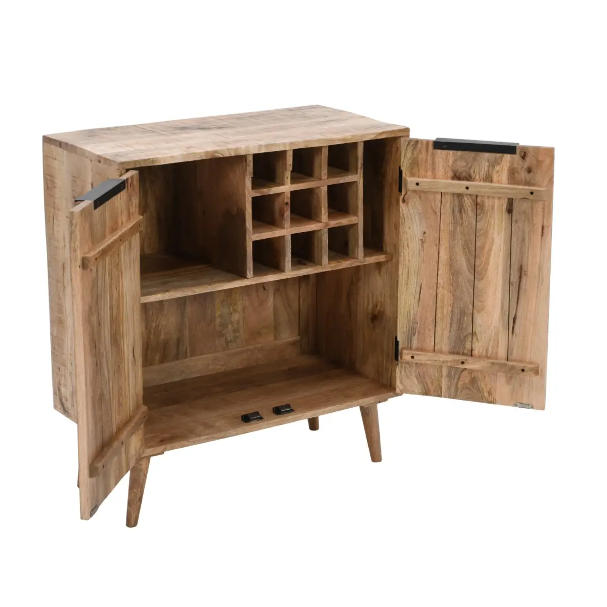 Indian Hub Surrey Solid Wood Drinks Cabinet / Sideboard - Sideboard