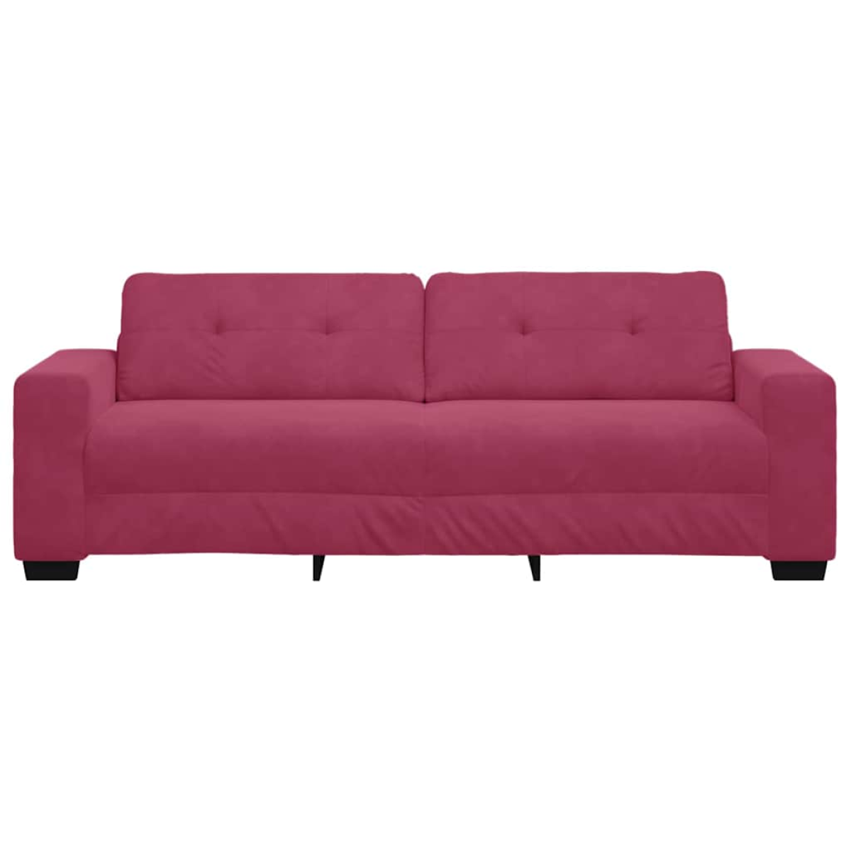 VidaXL ThreeSeater Velvet Sofa With Cushion For Living Room - vidaXL - Home Symphony