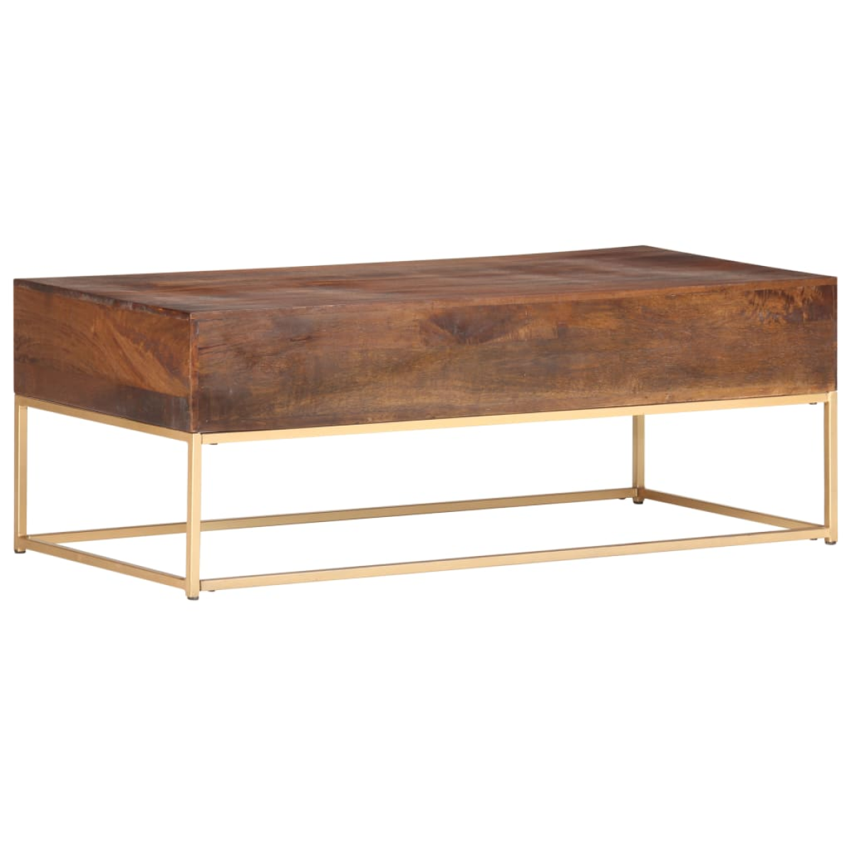 VidaXL Coffee Table 112x50x40 Solid Mango Wood - vidaXL - Home Symphony