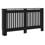 VidaXL Radiator Cover 152x19x81.5cm Black Living - vidaXL - Home Symphony