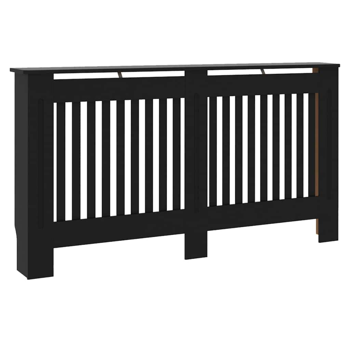 VidaXL Radiator Cover 152x19x81.5cm Black Living - vidaXL - Home Symphony