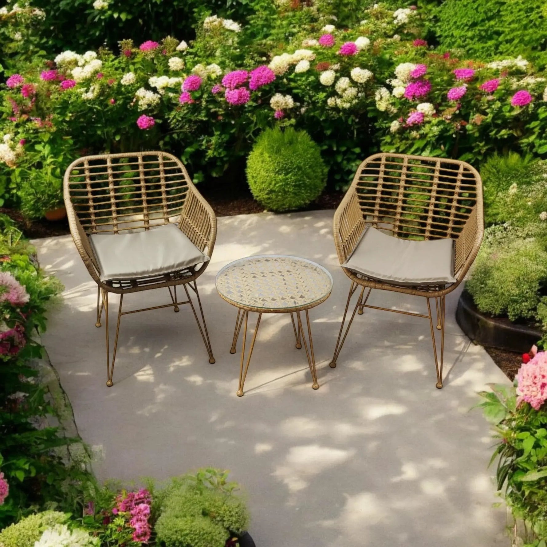 MSL RATTAN BISTRO SET - Bistro Sets