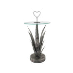 MSL 79CM METAL TABLE leaf design - Lamp