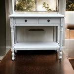 MSL 90CM 2 DRAWER SIDE TABLE - Bedside Table