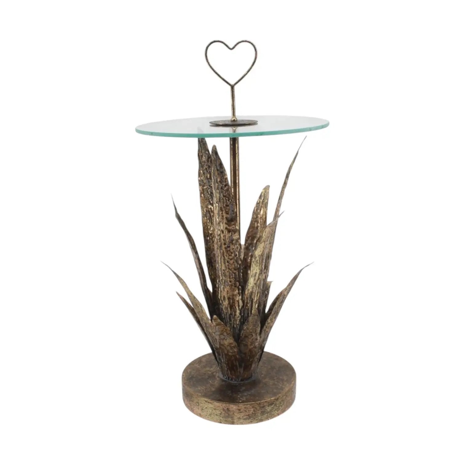 MSL 79CM METAL TABLE leaf design - Lamp