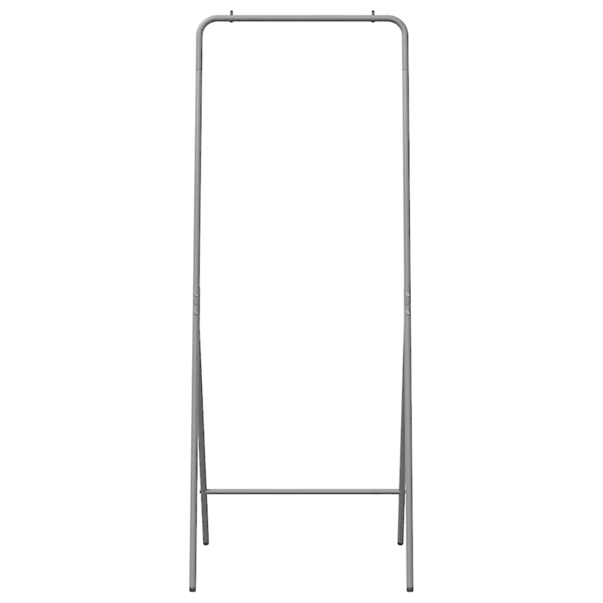 vidaXL Clothes Rack 60 x 53 x 155 cm Steel Modern Minimalist Indoor Stand Space Saving Design For Small Living Spaces - vidaXL - Home Symphony