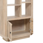 Indian Hub Hudson Carved Mango Wood Bookcase - Bookcase
