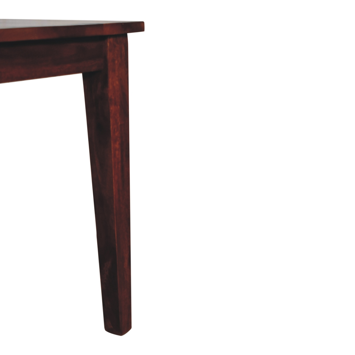 Artisan Dining Table 6ft Solid Mango Chestnut Finish Family - Artisan Furniture - Home Symphony