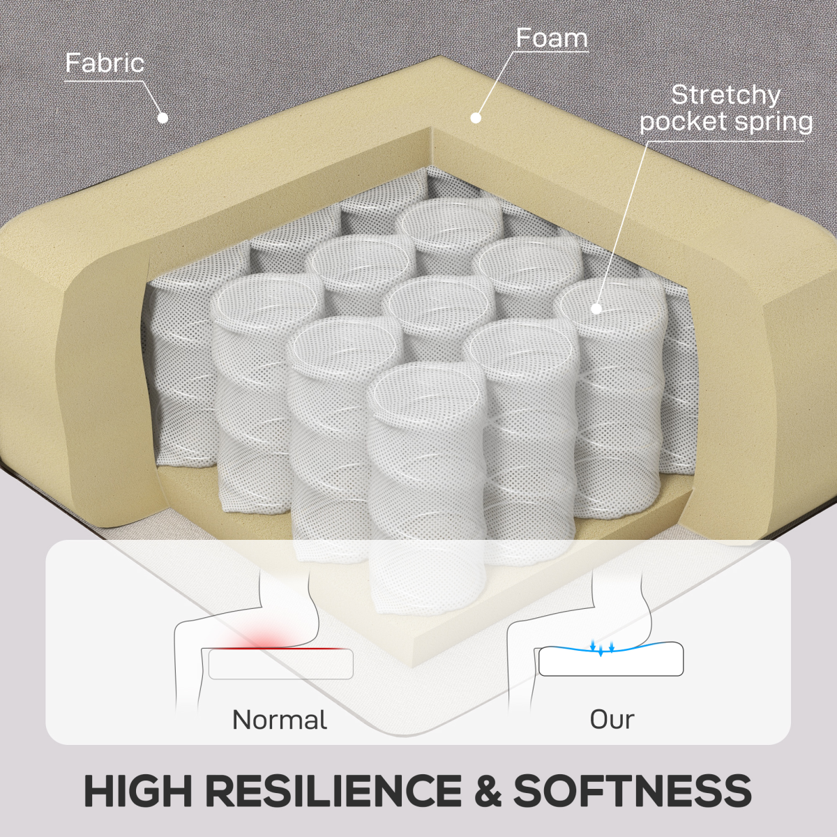 Retro wingback accent chair with a medium wood frame, vintage style, and padded cushions.