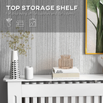 HOMCOM Radiator Cover 112x19x81cm Slatted Home by Homcom
