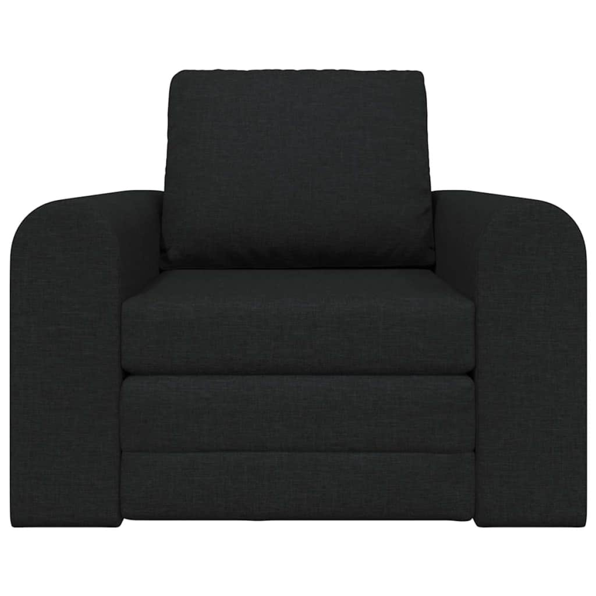 VidaXL Armchair 98 By 71 By 83 Cm Black Fabric For Reading - vidaXL - Home Symphony