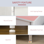Premium Chest Six Drawer Fabric Drawers Nursery by Unbranded