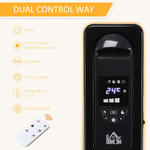 HOMCOM Hamcom Oil Filled Radiator Tall LED Display Home - Radiator