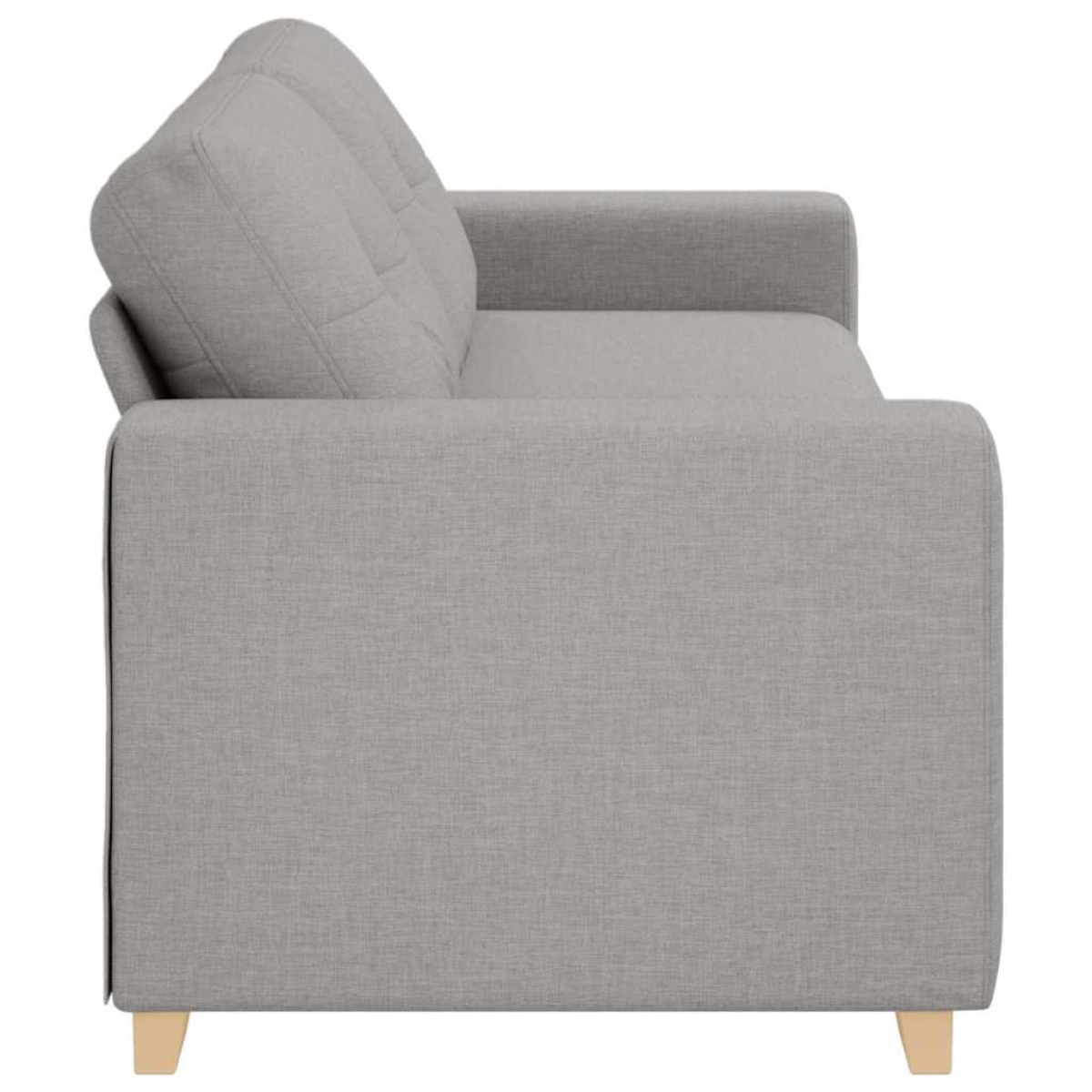 VidaXL 3 Seater Sofa 180 cm Cloud Grey Fabric Living Room - vidaXL - Home Symphony