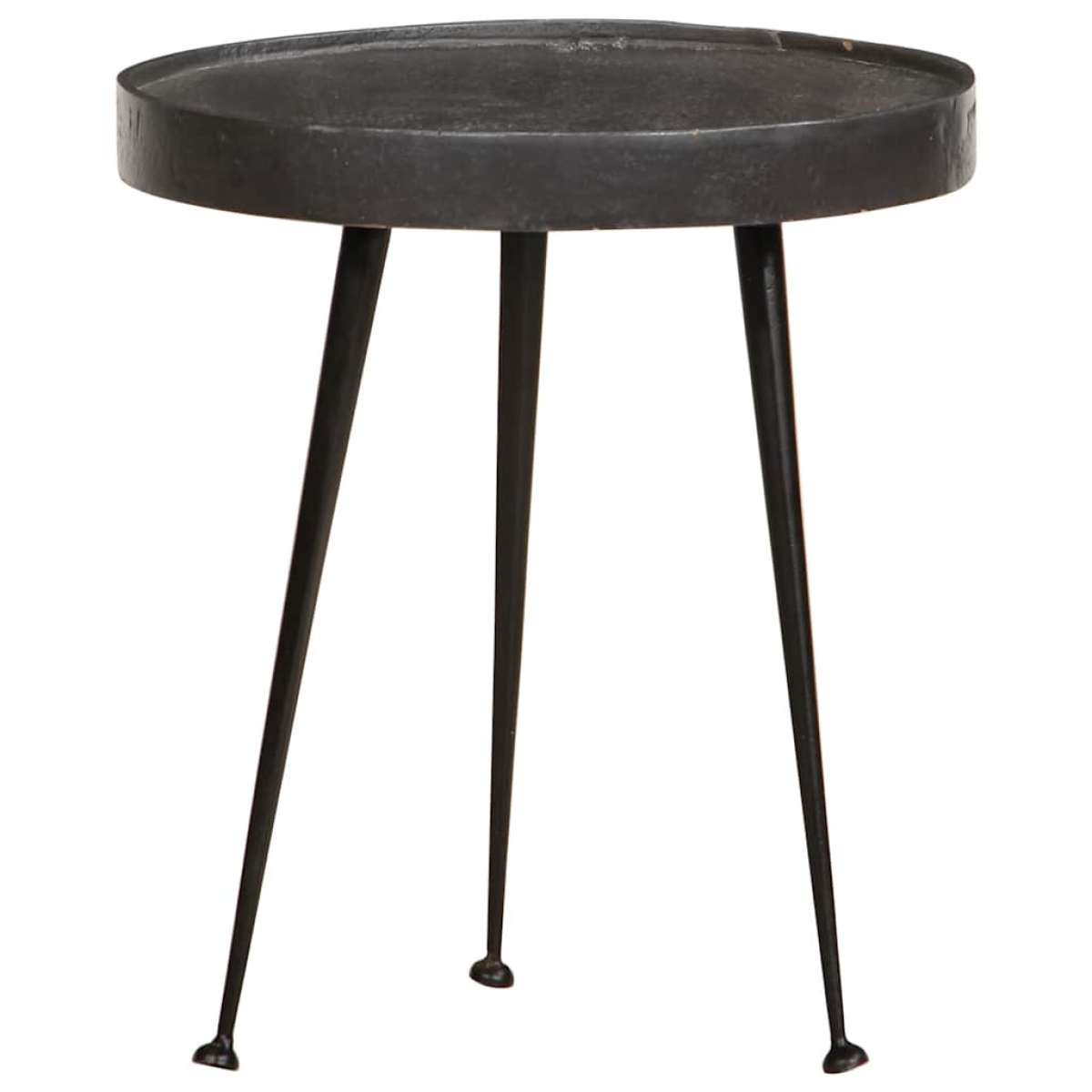 VidaXL Coffee Table Set Of 3 Black Engineered Wood Nestable Design For Living Room - vidaXL - Home Symphony