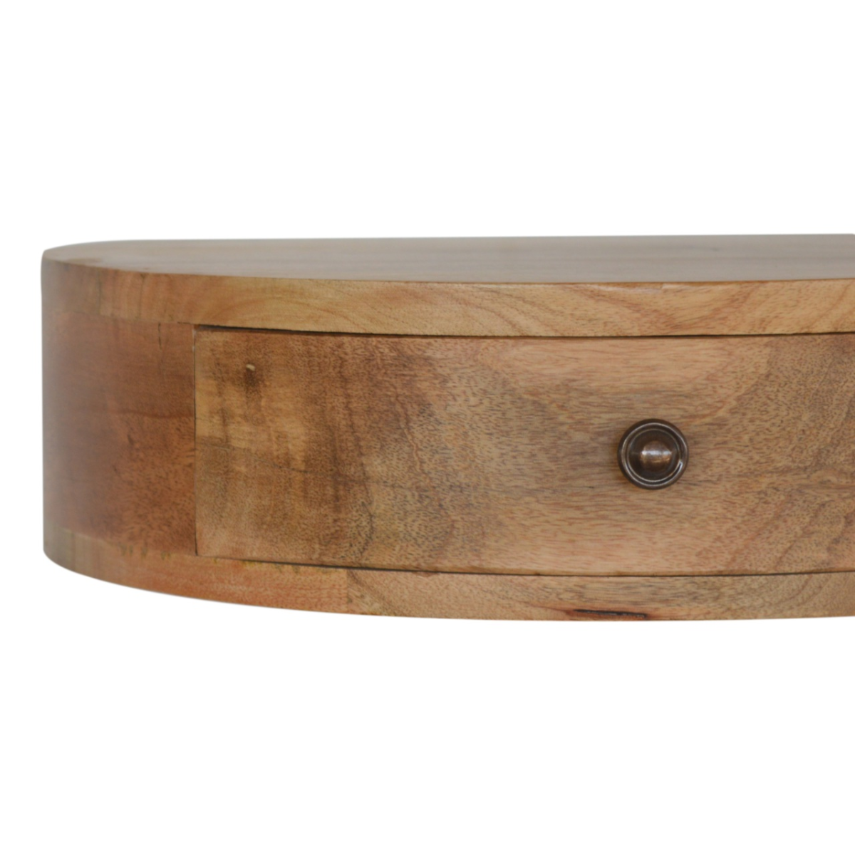 Artisan Bedside Drawer Wall Mount Round MangoWood - Artisan Furniture - Home Symphony