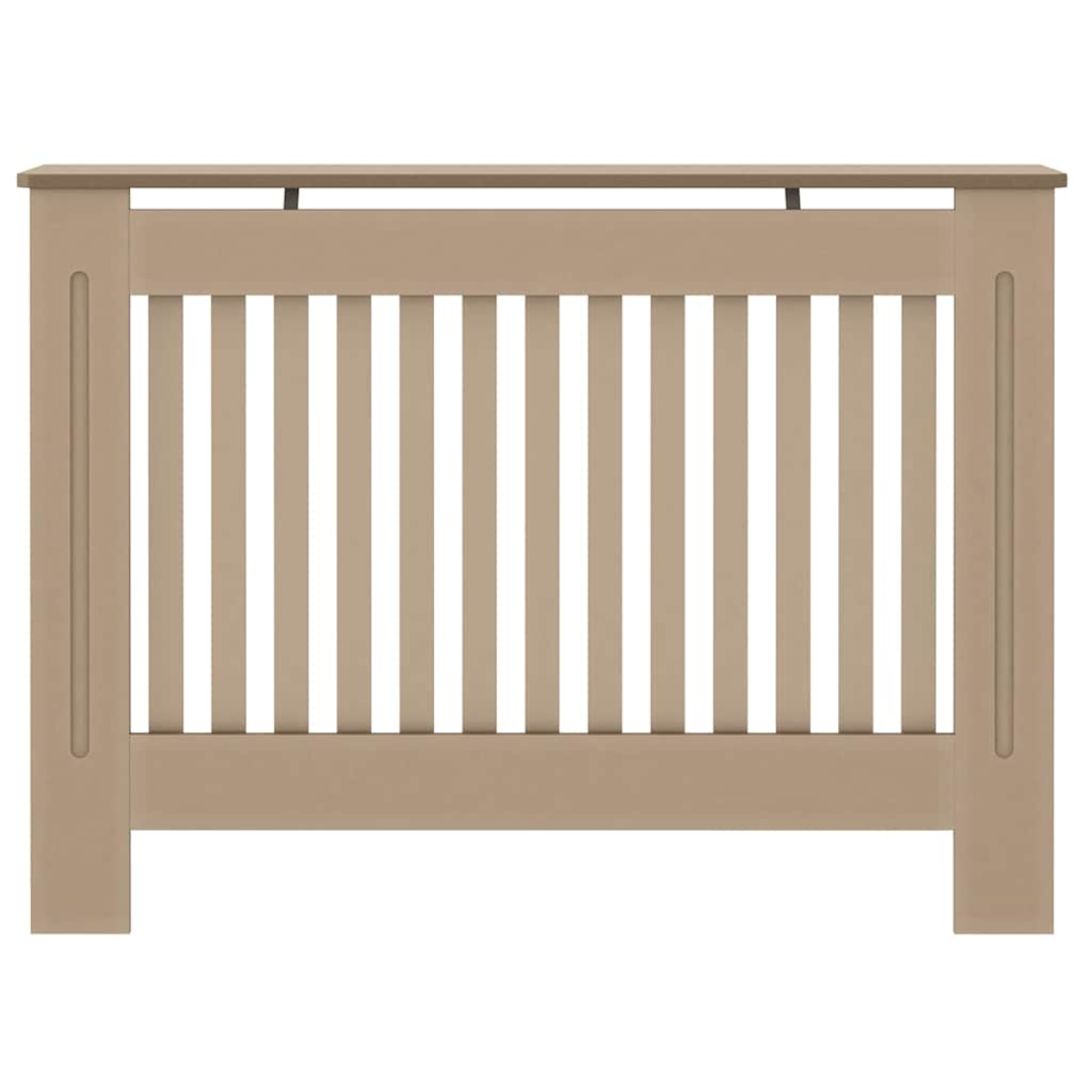 vidaXL Radiator Cover 112 x 19 x 81.5 cm Durable Engineered Wood for Living Rooms