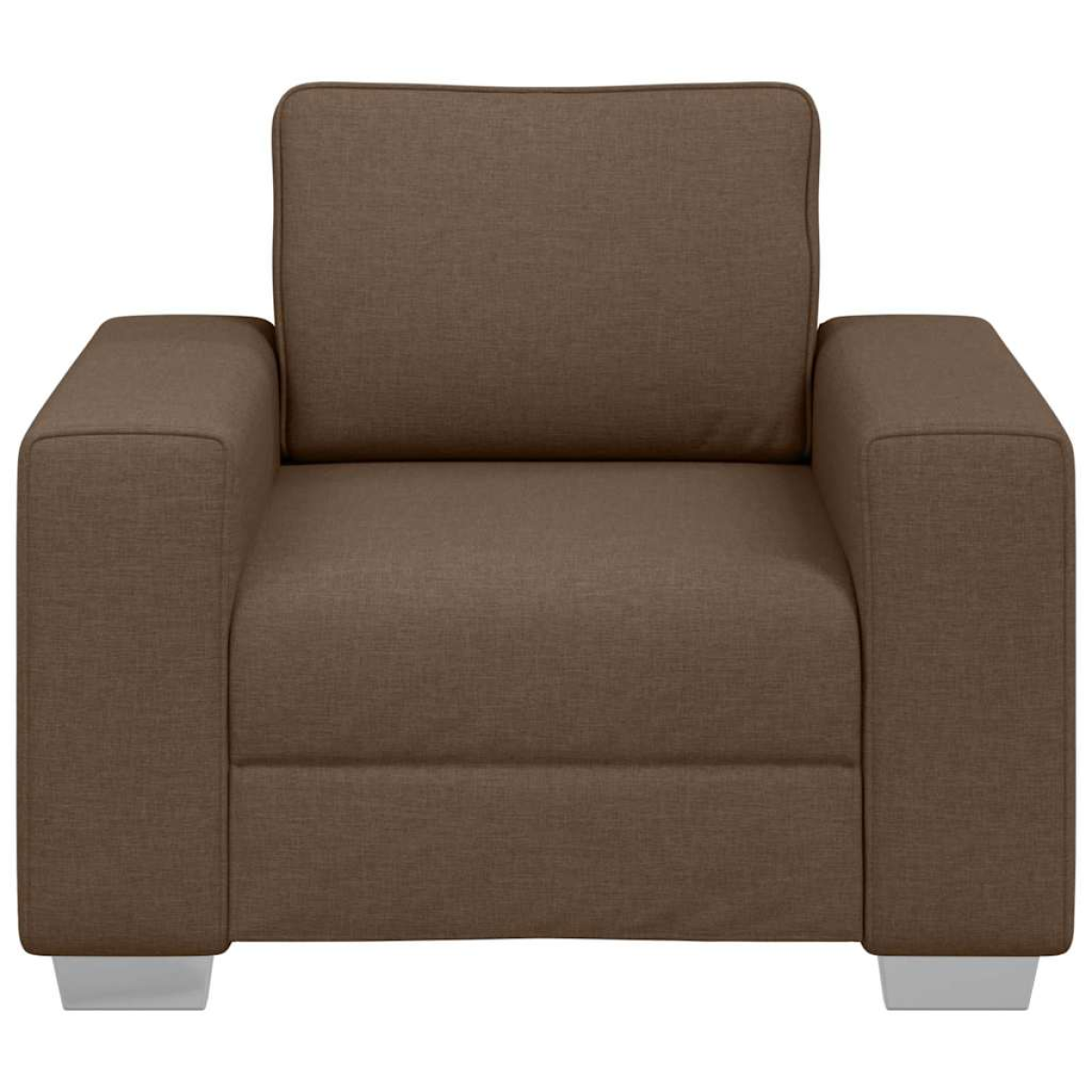 VidaXL Sofa 100x77x82 Cm Brown Fabric Cushion Living Room - vidaXL - Home Symphony