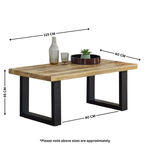Surrey Coffee Table Mango Wood Eco Living by Indian Hub
