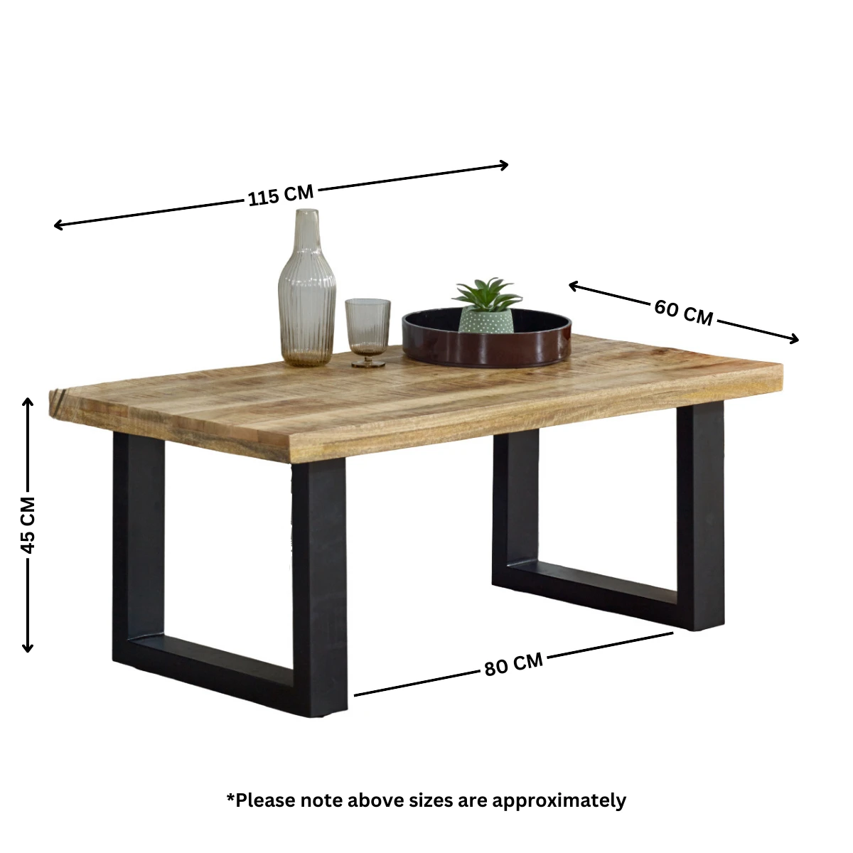 Surrey Coffee Table Mango Wood Eco Living by Indian Hub