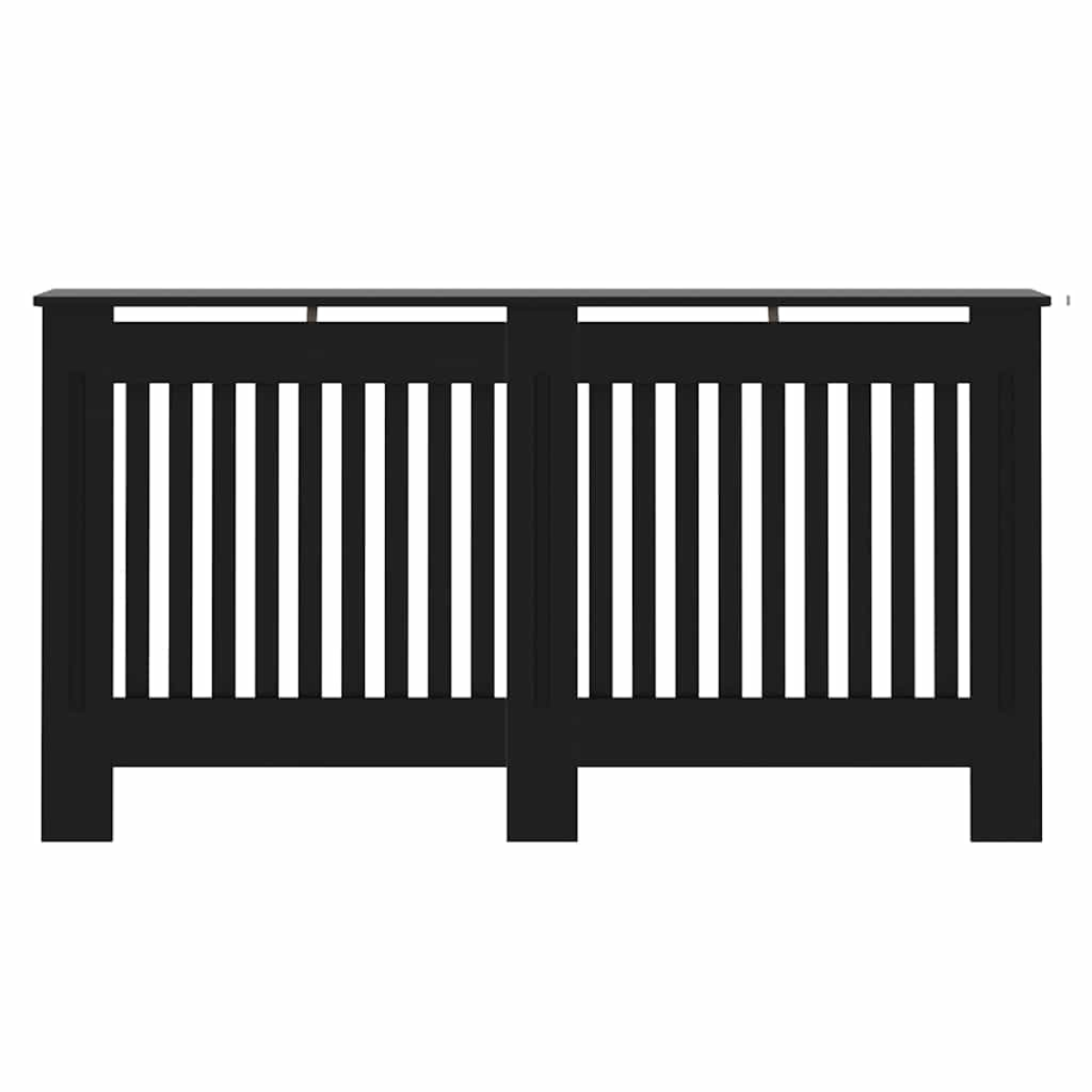 VidaXL Radiator Cover 152x19x81.5cm Black Living - vidaXL - Home Symphony