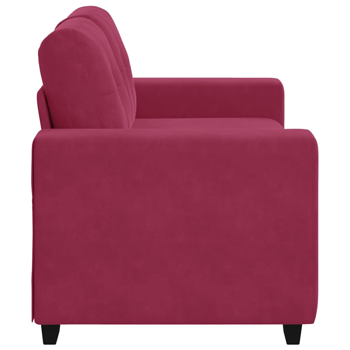 VidaXL Loveseat Sofa Velvet Wine Red For Living Room - vidaXL - Home Symphony