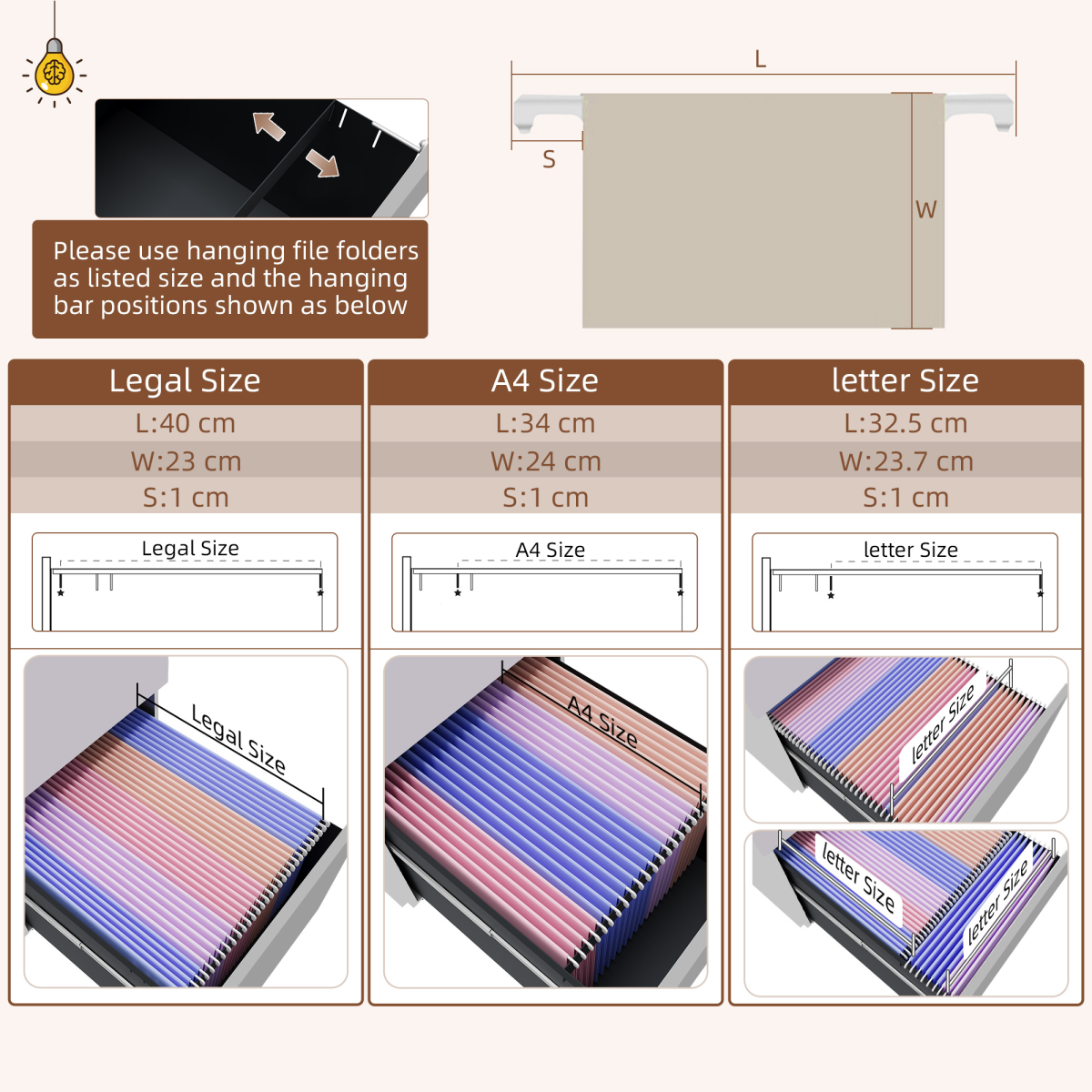Vinsetto File Cabinet Lock Letter A4 Legal Office - Vinsetto - Home Symphony